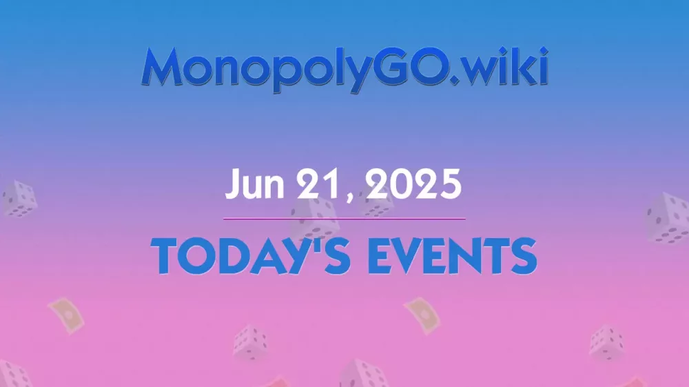 Exciting Tournaments and Events in Monopoly GO! - June 21, 2025