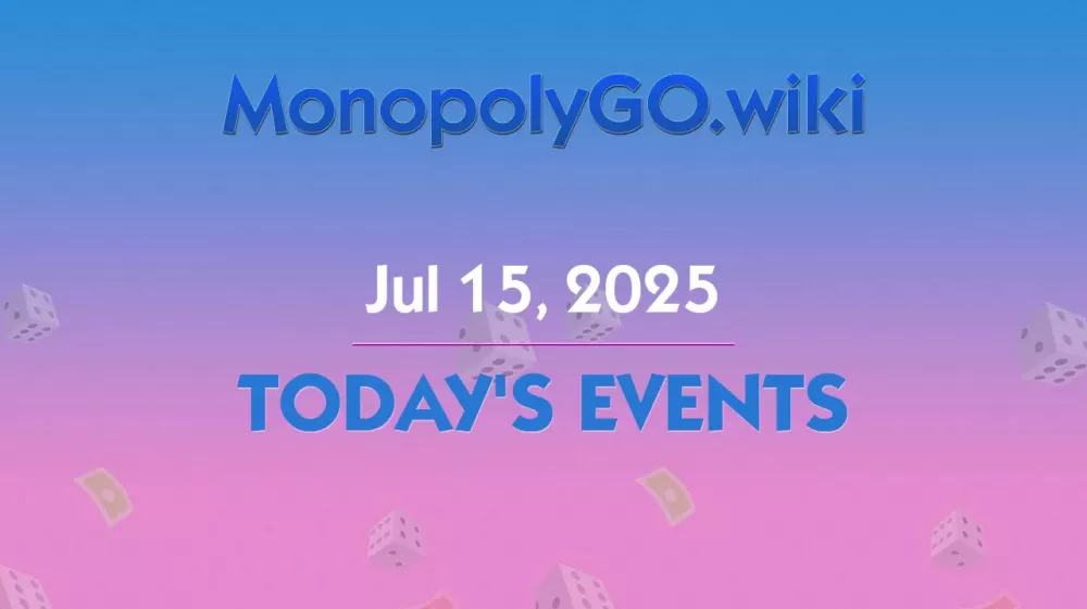 Eventi di Oggi: Tornei e Attività in Monopoly GO! (15 Luglio 2025)