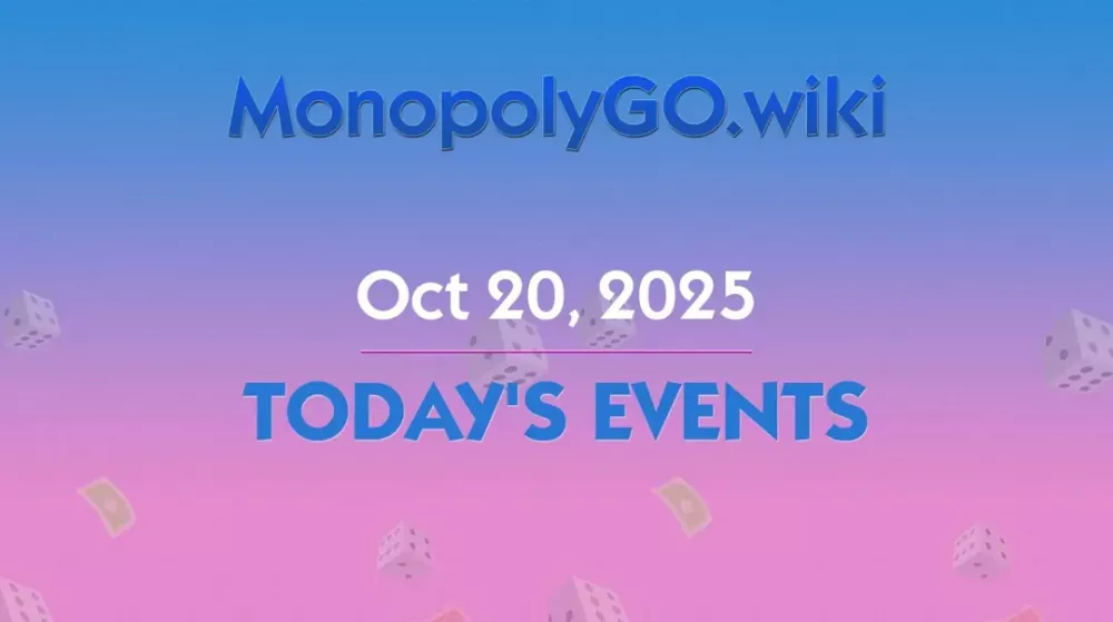 Aktuelle Veranstaltungen in Monopoly GO! (20. Oktober 2025)