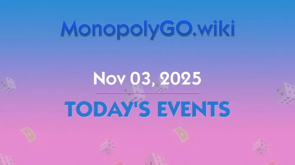 Exciting Tournaments and Events in Monopoly GO! - Nov 03, 2025