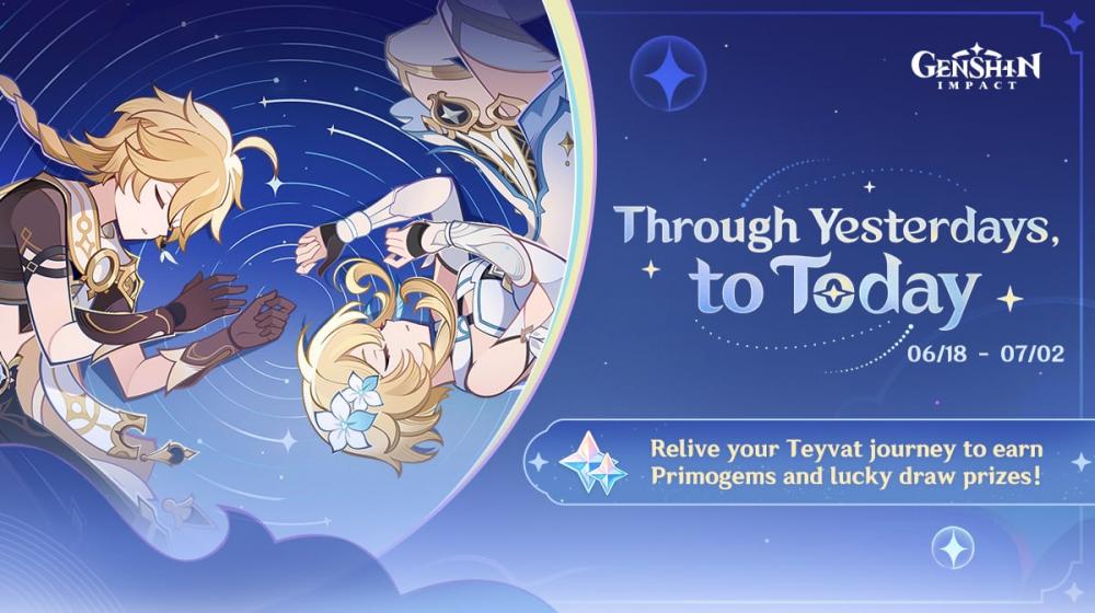 L'Evento Web 'Through Yesterdays, to Today' è Vivo! Vinci 1000 Primogems!