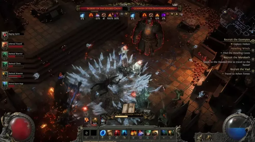 Guide du Boss Sigbert et Godwin dans Path of Exile 2