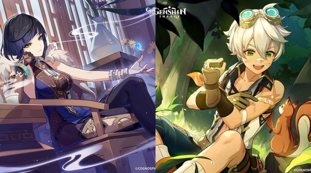 Fuites sur les skins de Yelan et Bennett dans Genshin Impact 5.8