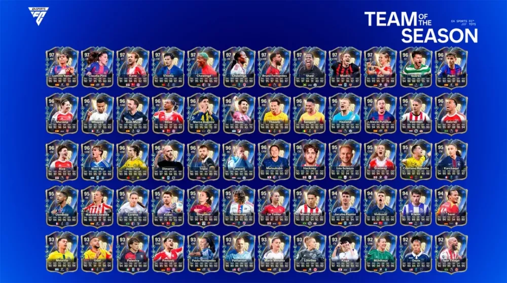 EA FC 26: leak Ultimate TOTS con 60 top giocatori