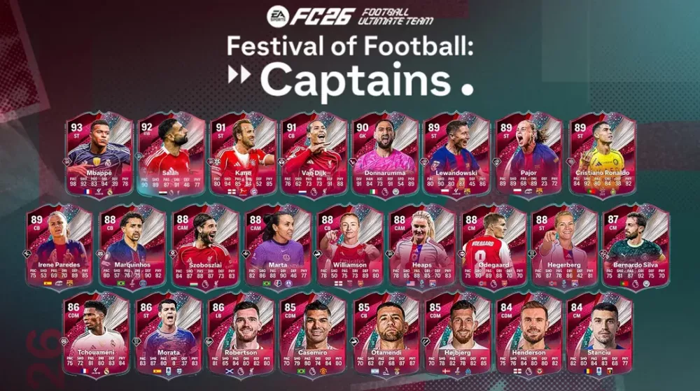 EA FC 26: Festival of Football Captains Tracker - Player Ratings and Upgrades