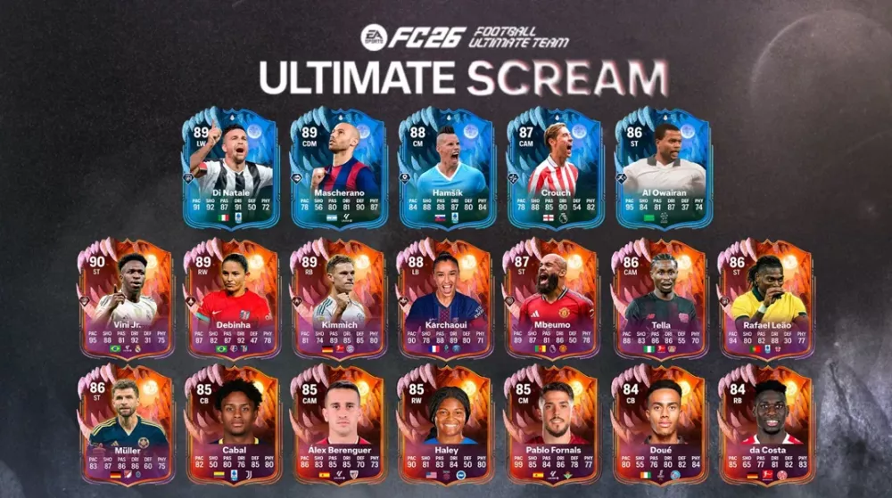 EA FC 26: Ultimate Scream Upgrade Tracker - All Players and Heroes Overview