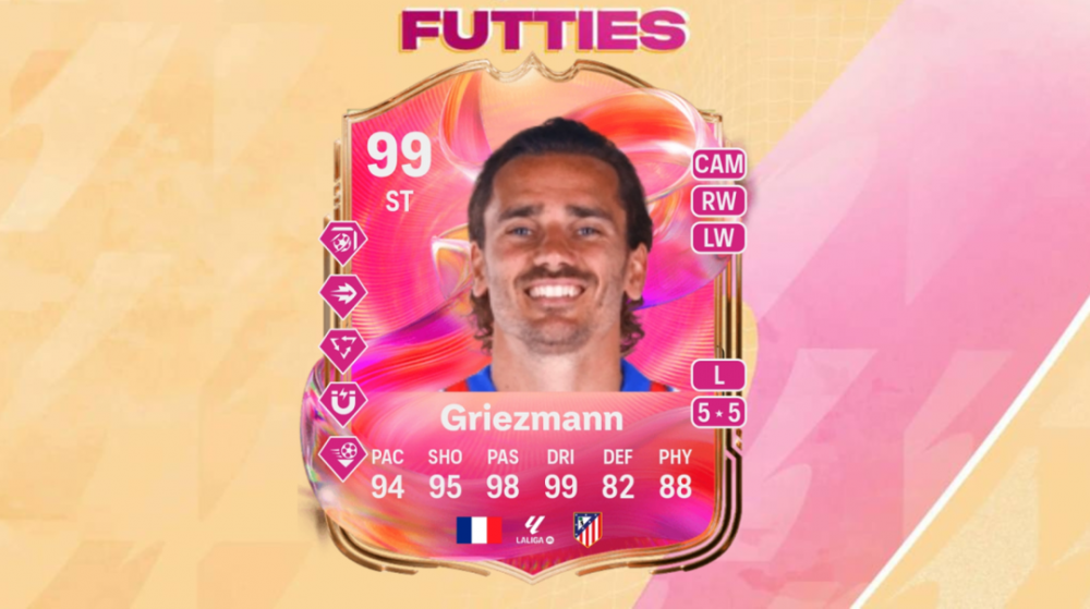 Obtenez gratuitement le FUTTIES Griezmann noté 99 dans EA FC 25