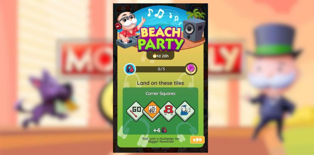 Monopoly GO: Beach Party Rewards and Milestones Revealed