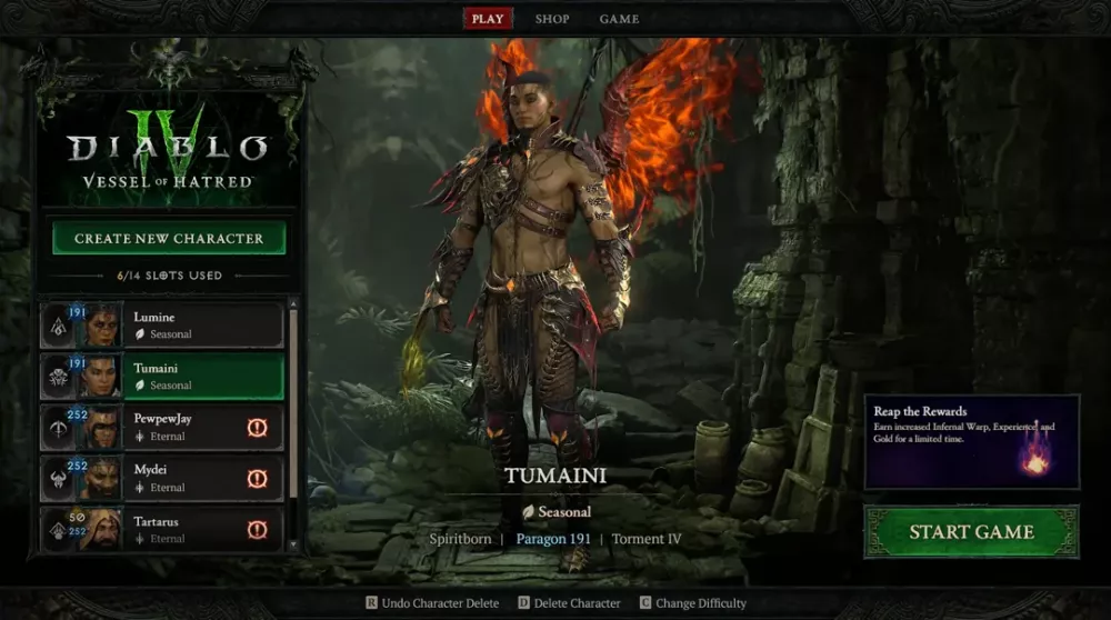 Diablo 4: Are 14 Character Slots Enough for Players?