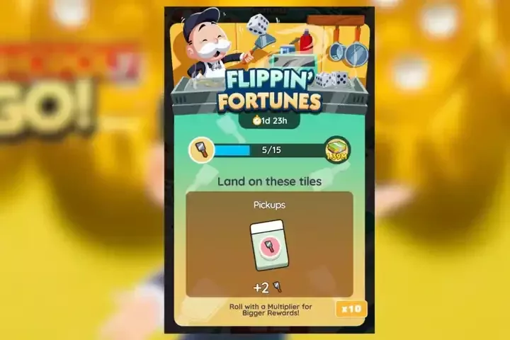 Monopoly GO: Flippin' Fortunes Belohnungen und Meilensteine (07. - 09. Oktober)