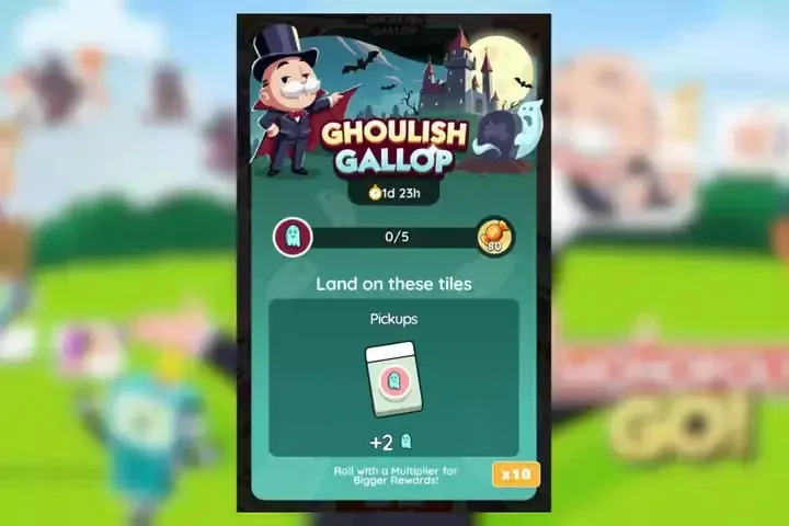 Monopoly GO: Recompensas y Hitos de Ghoulish Gallop