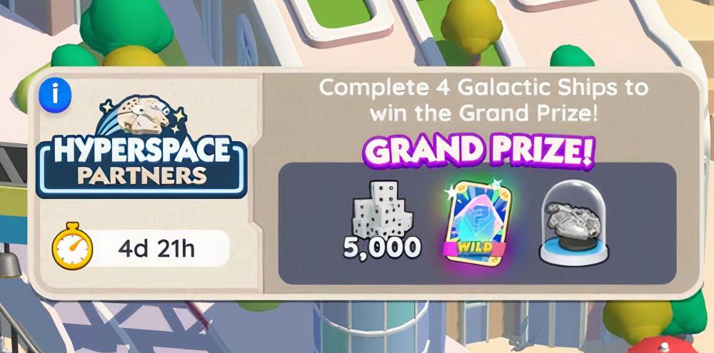 Monopoly GO : Récompenses et Jalons des Partenaires Hyperspace