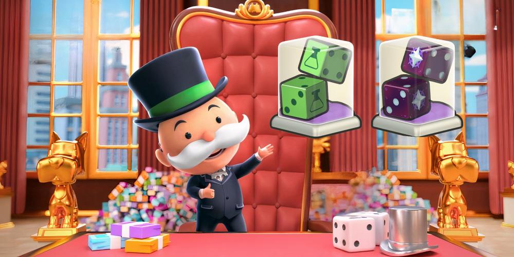 Monopoly GO : Comment obtenir les skins de dés Green Goo et Cosmic