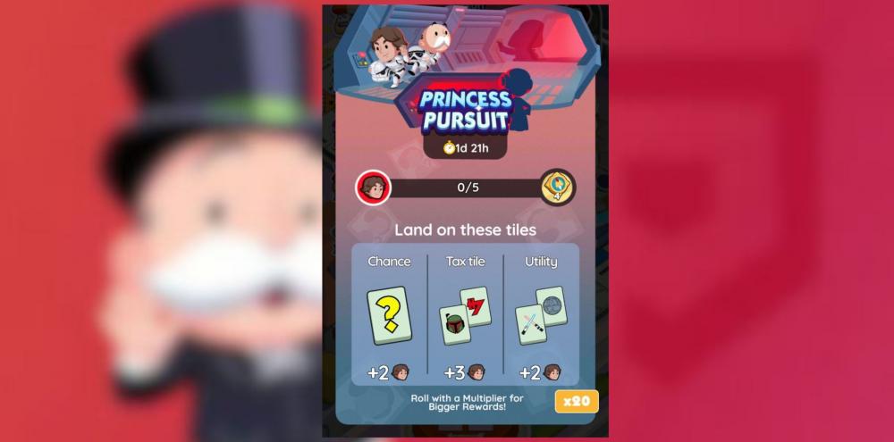 Monopoly GO : Récompenses et Jalons de la Poursuite de la Princesse