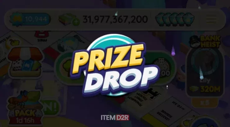 Monopoly GO: Prize Drop Rewards on Jan 14 to Jan 16, 2025