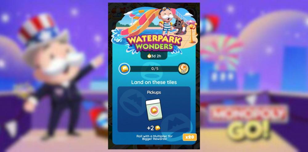 Monopoly GO: Waterpark Wonders Rewards and Milestones Overview