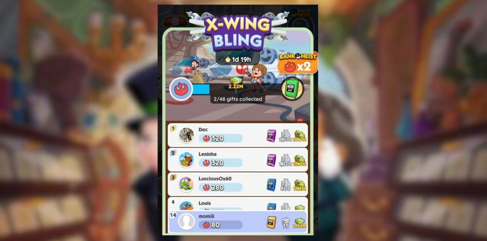 Monopoly GO: Discover X-Wing Bling Rewards and Milestones