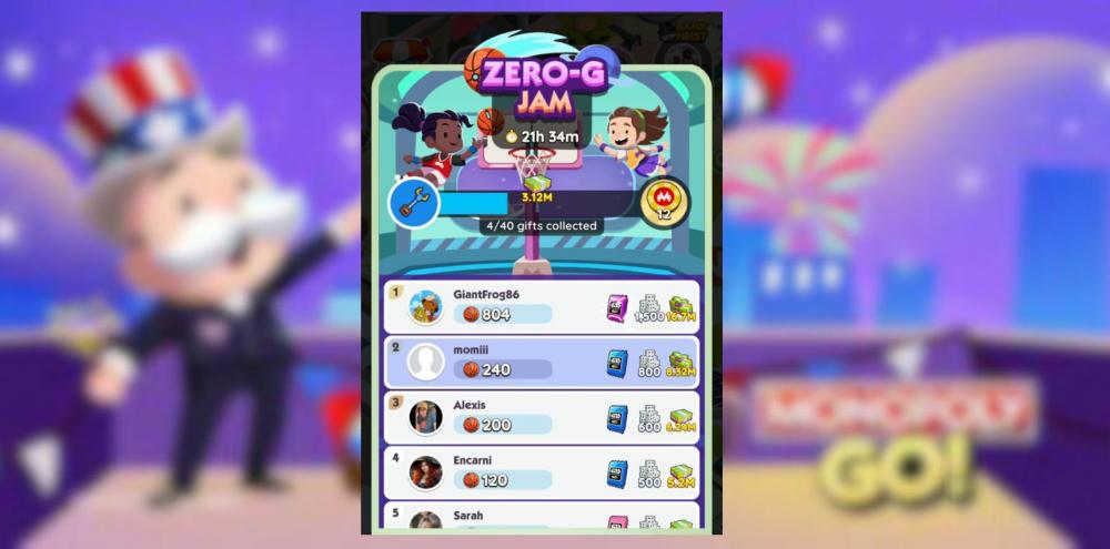 Monopoly GO: Discover Your Rewards and Milestones in the Zero-G Jam Tournament