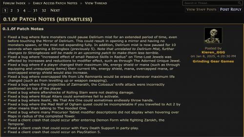 Path of Exile 2 Latest Patch Notes: Key Fixes and Updates (0.1.0f Patch Notes)