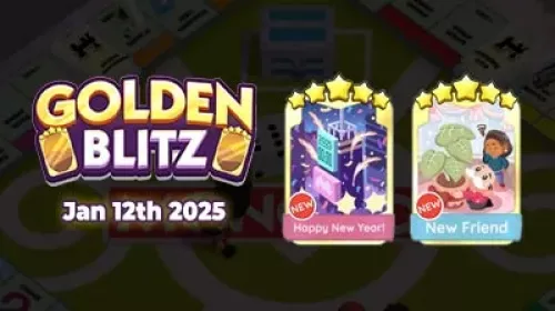 Next Monopoly Go Golden Blitz Schedule for January 2025