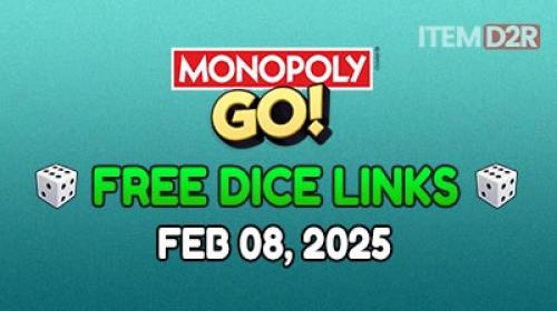 Kostenlose Würfe in Monopoly GO! – 8. Februar 2025