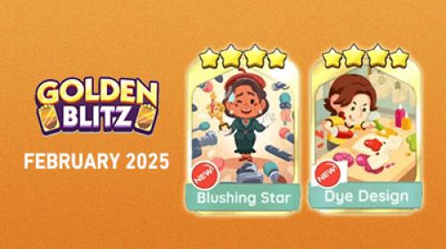 Next Monopoly Go Golden Blitz Schedule for February 2025