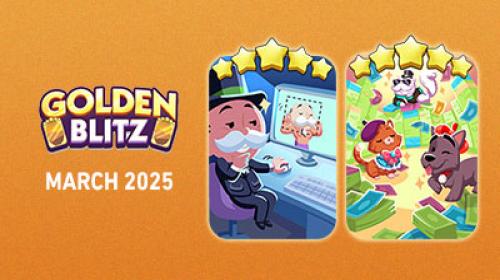 Das nächste Monopoly Go Golden Blitz im März 2025