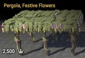 Pergola, Festive Flowers