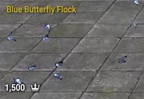 Blue Butterfly Flock