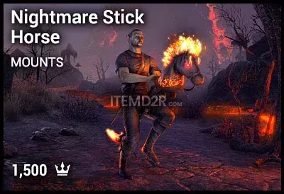 Nightmare Stick Horse