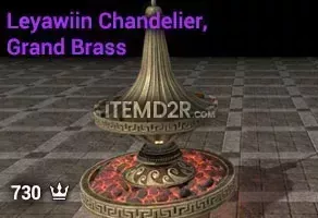 Leyawiin Chandelier, Grand Brass