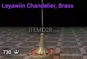 Leyawiin Chandelier, Brass