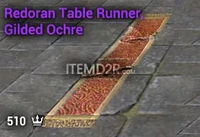 Redoran Table Runner, Gilded Ochre