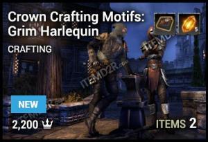 Crown Crafting Motifs: Grim Harlequin