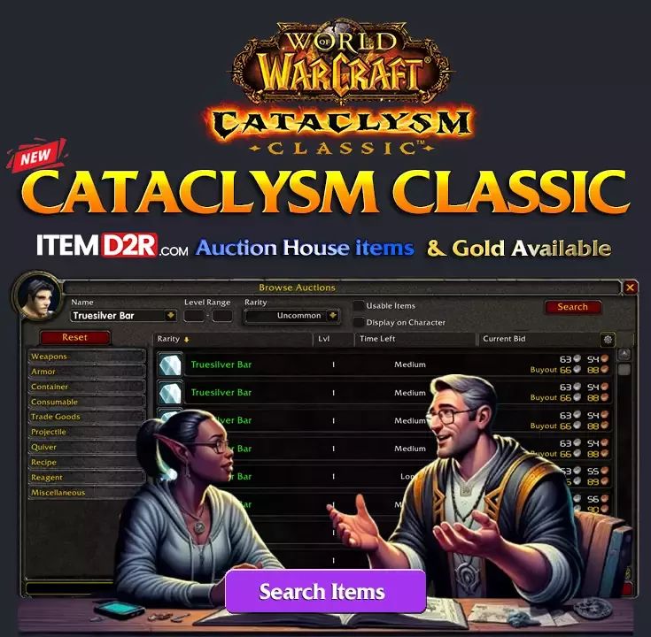 Buy WoW Classic Season of Discovery Gold at ItemD2R