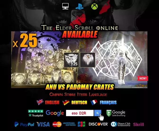 Buy ESO Items and Gold at ItemD2R