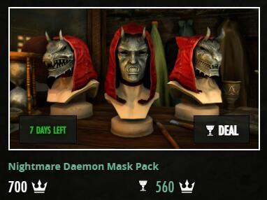 Nightmare Daemon Mask Pack