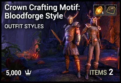 Crown Crafting Motif: Bloodforge Style