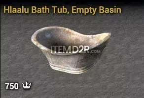 Hlaalu Bath Tub, Empty Basin