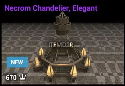 Necrom Chandelier, Elegant