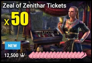 Zeal of Zenithar Tickets x 50