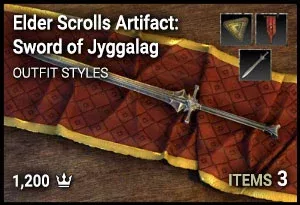 Elder Scrolls Artifact: Sword of Jyggalag