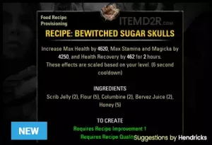 [EU]Recipe: Bewitched Sugar Skulls