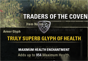 [NA]Truly Superb Glyph Of Health x1