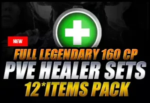 [EU]Full Legendary 160 CP PvE Healer Sets 12*items Pack