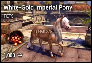 White-Gold Imperial Pony