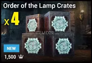 Order of the Lamp Crates x4