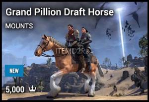 Grand Pillion Draft Horse