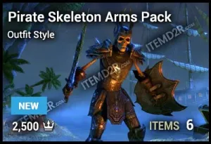 Pirate Skeleton Arms Pack