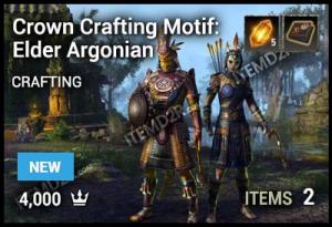 Crown Crafting Motif: Elder Argonian